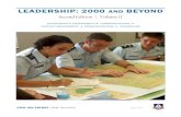 LEADERSHIP: 2000 AND BEYOND - Civil Air Patrol · 2017. 11. 23. · 6 LEADERSHIP: 2000 AND BEYOND - Second Edition f After they are trained, tell your NCO’s what to do, not how