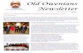 Old Owenians Newsletterdamealiceowens.web-intouch.com/StaticFiles/DameAliceOwensITW... · Perhaps they’ll revisit the school, as over 120 of you did for our highly successful first