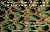 Cambodian Journal of Natural History · Fisheries Management Area in 2016 was a landmark for marine protection in Cambodia (Ministry of Agriculture, Forestry and Fisheries, 2016)