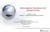 Information Services for Smart Grids - IEEE Web Hostingewh.ieee.org/.../etcc/R_King_Information_Services... · web enablement to provide information services for wide area monitoring