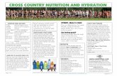 CROSS COUNTRY NUTRITION AND HYDRATIONstorage.cloversites.com/victorybaptistacademy/documents/xc nutriti… · Athletic Association recommends that runners train in the heat for 2