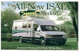 1998 Dynamax Isata Sport Sedan Brochure · Chrome Delta single handle faucet Sprayer in kitchen sink Sink cover to provide additional counter work space in kitchen 6.0 cubic foot