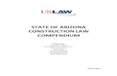 STATE OF ARIZONA CONSTRUCTION LAW COMPENDIUM...Revised 2016 STATE OF ARIZONA CONSTRUCTION LAW COMPENDIUM Prepared by Michael A. Ludwig Jones Skelton & Hochuli, P.L.C. 40 N Central
