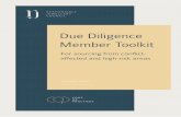 Due Diligence Member Toolkit - responsiblejewellery.com...COP 7. DUE DILIGENCE FOR RESPONSIBLE SOURCING FROM CONFLICT-AFFECTED AND HIGH-RISK AREAS 7.1: Members in the gold, silver,