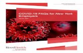 COVID-19 FAQs for New York Employers€¦ · COVID-19 FAQs for New York Employers July 25, 2020 Labor and Employment COVID-19 Response