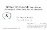 Stable Sexaquark: Dark Matter predictions, constraints and ...vietnam.in2p3.fr/2019/longlived/transparencies/03_thursday/01_morn… · Stable Sexaquark: Dark Matter predictions, constraints