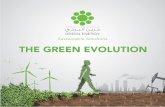 Sustainable Solutions THE GREEN EVOLUTION · sustainable solutions provider specializing in RENEWABLE, LED, AQUA, AND SMART SOLUTIONS. Green Energy is a Kuwait-based sustainable solutions