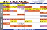 369676 Class X Schedule 022719 NEW... · Spivi is an innovative multi media platform, enhanced 3D visualizing system made for indoor cycling studios and fitness clubs. First, it collects