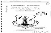 *..128th Tactical Fighter Wing Wisconsin Air National Guard I … · 2011. 5. 15. · INSTALLATION RESTORATION PROGRAM PRELIMINARY ASSESSMENT I t" *..128th Tactical Fighter Wing Wisconsin