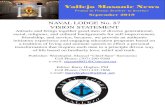 Vallejo Masonic News - WordPress.com€¦ · 09/09/2019  · of life based on brotherly love, relief and truth. Publisher: Worshipful. ... Masters have whispered good counsel in my