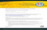 FY 2013 On-Line Continuous Learning Opportunities Course Catalog - FAI.GOV Continuous Learning... · Below is a listing of the On-Line courses that can be taken for Continuous Learning