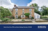 Burton House Farm, Mill Lane, Burton Hastings, Nuneaton ... · Burton House Farm is situated in the attractive rural village of ... front of the property and the low maintenance front