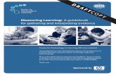 New Measuring Learning: A guidebook for gathering and interpreting … · 2013. 11. 15. · This guidebook focuses on measuring “emerging evidence ... A strong goals statement is