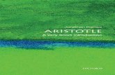 Aristotle: A Very Short Introduction - klasrum · A Very Short Introduction 1. For Richard Robinson 3 Great Clarendon Street, Oxford oxdp2 6 Oxford University Press is a department