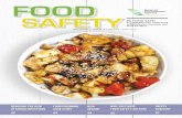 FOOD SAFETY · food safety is not compromised. Even though it is important to keep up with the fast work pace, safeguarding food safety for consumers should always come ﬁrst. An