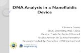 DNA Analysis in a Nanofluidic Deviceinset-csep.cnsi.ucsb.edu/sites/inset-csep.cnsi.ucsb.edu/files/scholar… · Goals of DNA Analysis in Nanochannels Separate DNA in a nanochannel