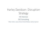 Harley Davidson: Disruption Strategy...Harley City by Harley Davidson -Mopeds with combustion engines (50-350cc) and electric version 2. Research and Development Investments Partnership
