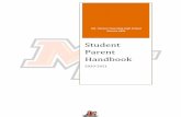 Student Parent Handbook Student... · Student Parent Handbook 2020-2021. Pa g e 1. General Information 3 Disclaimer 3 Foreword 3 Philosophy 3 Non Discrimination Notice 4 Bells and