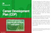 Career Development Plan (CDP) Career Development Plan (CDP)C This Career Development Plan (CDP) will