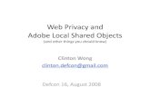 Web Privacy and Adobe Local Shared Objects€¦ · For Google Mail: use hps://gmail.google.com not hp://gmail.google.com Your enre session will be SSL encrypted aer login. Yahoo,