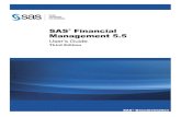 SAS Financial Management 5support.sas.com/documentation/onlinedoc/fm/5.5/fmswebug.pdf · 2016. 12. 20. · Whatʼs New What’s New in SAS Financial Management 5.5 Overview The following