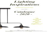 Lighting Inspirations 2020.pdf · Call -03 - 9486 4115 Fax -03 - 9486 4246 Email -lodelighting@bigpond.com Website - Showroom/Office -301/317 Rae Street Fitzroy North Vic 3068 - P.O