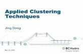SAS - Applied Clustering Techniques Group... · 2016. 12. 14. · SAS Code –Step 3 –Hierarchical Clustering 14 *Step3: generate hierarchical clustering solution proc cluster data