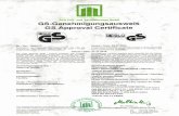 m i g u n GS Approval Certificate - Drytechdrytech.dk/wp-content/uploads/2015/07/108631G.pdf · Am Bockwald 2 08344 Grünhain-Beierfeld, Deutschland / Germany TURCK duotec GmbH Am