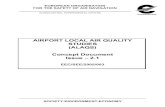 AIRPORT LOCAL AIR QUALITY STUDIES (ALAQS) Concept … · 2008. 8. 6. · ALAQS - Airport Local Air Quality Studies CONCEPT DOCUMENT 2.1 iii EXECUTIVE SUMMARY Airports bring many benefits,