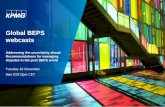 Global BEPS webcasts - KPMGManaging OECD BEPS Action 13 Conduct CbyC, Master and Local File Readiness and Risk Assessment Set documentation strategy and CbyC approach Process design,