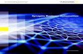 Synaptic Business Automation underlies a process of co ... · availability and reliability automation solutions 44,000+ projects delivered Domain Knowledge in Process Industry Strategic