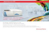 Thermo Scientific ARL QUANT’X€¦ · Spectrometer into the automated laboratory. Multilanguage It is always more straightforward to use a software package when it is translated