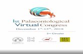 1st International Meeting of Early-stage Researchers in … · We are glad to present the 1st Palaeontological Virtual Congress, a new format to meet researchers that has the purpose