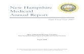 New Hampshire Medicaid Annual Report · Outpatient Hospital, General Inpatient Hospital, General Physicians Services Rural Health Clinic Home Health Services Skilled Nursing Facility