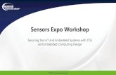 Sensors Expo Workshop - Trusted Computing Group · • TPM v2.0/TSS v2.0 provide support infrastructure for trusted computing • Trusted computing- enabled firmware building a “transitive