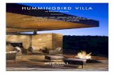 New HUMMINGBIRD VILLA - Miraval Arizona Resort & Spa in … · 2019. 6. 6. · THE HUMMINGBIRD VILLA EXPERIENCE Engage with the desert from the comfort of your innovatively-designed