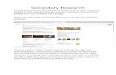 mediablog363.files.wordpress.com  · Web viewSecondary Research. Secondary research is also known as ‘desk research’ as it consists of looking online, whereas primary research