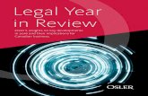 Legal Year in Review - Osler, Hoskin & Harcourt...LEGAL YEAR IN REVIEW ffflfiffi Osler, Hoskin & Harcourt 337 3 Introduction As 2016 comes to a close, it is time again to share with
