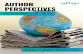 AUTHOR PERSPECTIVES · 2020. 5. 21. · perspective, rather than the perspective of active academic researchers, i.e., authors. So while authors are at the heart of the publishing
