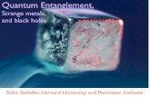 Quantum Entanglement,qpt.physics.harvard.edu/talks/heidelberg17.pdf · The complex quantum entanglement in the strange metal does not allow for any quasiparticle excitations. Quantum
