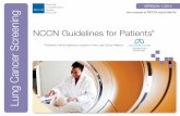 VersioN 1.2014 Lung Cancer Screening · 2019. 9. 21. · VersioN 1.2014 Lung Cancer Screening NCCN Guidelines for Patients ... who die from colon, breast, or prostate cancer combined.