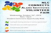AlAmo InstItutes VOLUNTEER FAIR · 2018. 10. 9. · VOLUNTEER FAIR Wednesday, October 24th, 2018 9am-12pm Student Commons Opportunity Mall Looking for exciting volunteer or service