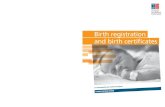 Birth registration and birth certificates · and birth certificates 3. Published by the Victorian Law Reform Commission The Victorian Law Reform Commission was established under the