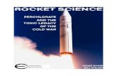 ROCKET SCIENCE - Environmental Working GroupROCKET SCIENCE PERCHLORATE AND THE TOXIC LEGACY OF THE COLD WAR e ENVIRONMENTAL WORKING GROUP RENEE SHARP BILL WALKER Acknowledgements …