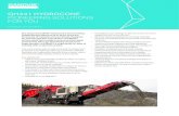 QH441 HYDROCONE PIONEERING SOLUTIONS FOR YOU · PIONEERING SOLUTIONS FOR YOU TECHNICAL SPECIFICATION The direct drive QH441 features the world-leading CH440 Sandvik Hydrocone of which