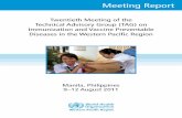 Twentieth Meeting of the Technical Advisory Group (TAG) on ... · MNCH Maternal Newborn and Child Health MNTE Maternal and neonatal tetanus elimination ... and mother and child health