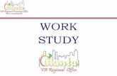 WORK STUDY - Georgia Association of Veteran Certifying ... Conference/Work Study.pdf · Work-Study Team will furnish supervisor by fax or email: Work-Study Agreement [VA Form 22-8692b