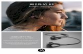 BEOPLAY H5 - designcollection.dk€¦ · Dusty Rose Moss Green Wireless Bang & Olufsen Signature Sound for life on the move Adaptive sound profile to fit your activity – via the