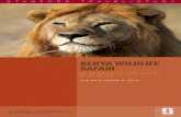 kenya wildlife safari - Stanford University€¦ · kenya wildlife safari In Search of the Great ... The great wildebeest migration is one of the most breathtaking spectacles in nature,