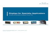 Displays for Specialty Applicationsspecialty display solutions for industrial, medical, transportation, military, kiosk and public safety applications. Hospitals, shopping centers,